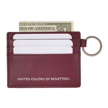 United Colors of Benetton Lanz Card Holder Wallet wine