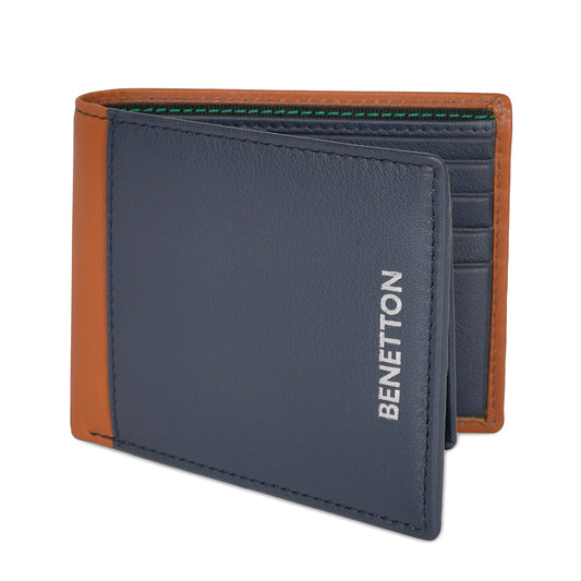 United Colors of Benetton Maceo Passcase Wallet Navy