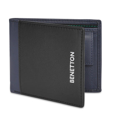 United Colors Of Benetton Maceo Men's Global Coin Wallet Black