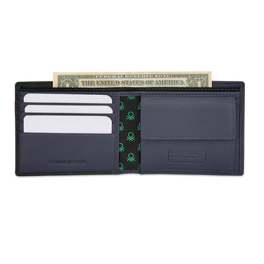 United Colors Of Benetton Maceo Men's Global Coin Wallet Black