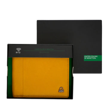 United Colors of Benetton Marcell Global Coin Wallet yellow