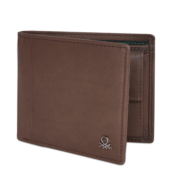 United Colors of Benetton Marcell Global Coin Wallet Brown