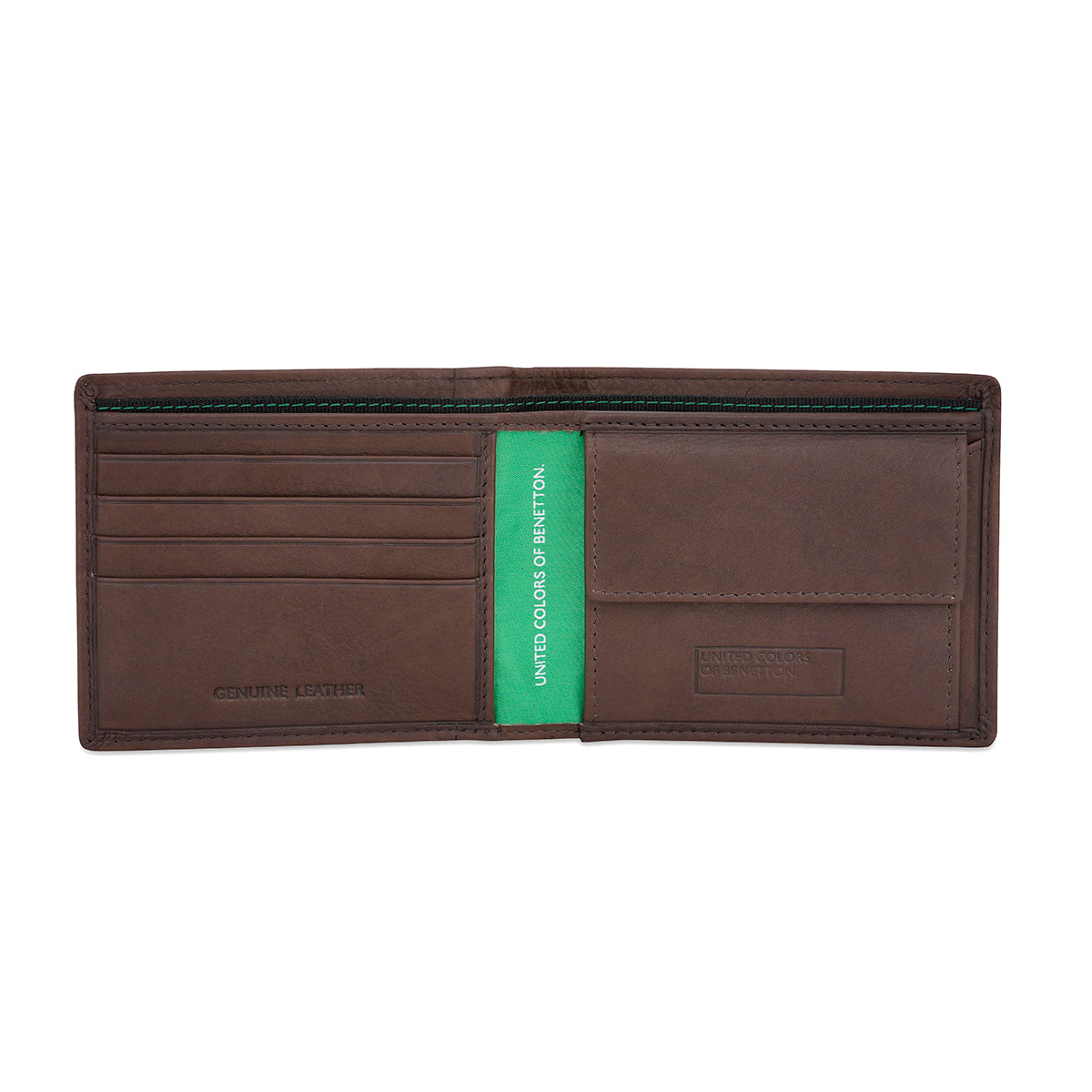 United Colors of Benetton Marcell Global Coin Wallet Brown