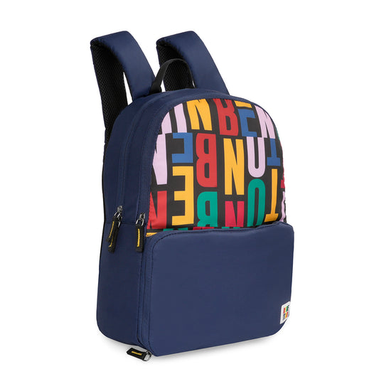 United Colors of Benetton Breeze Back to School Backpack Navy