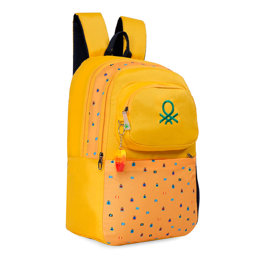 United Colors of Benetton Otis Back to School Backpack Yellow