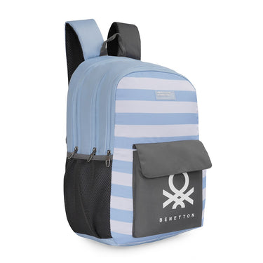 United Colors Of Benetton Rey Non Laptop Backpack Light Blue+grey