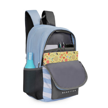 United Colors Of Benetton Rey Non Laptop Backpack Light Blue+grey