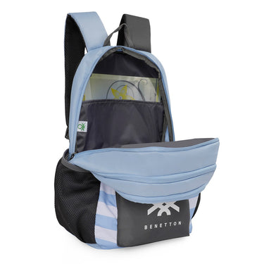 United Colors Of Benetton Rey Non Laptop Backpack Light Blue+grey