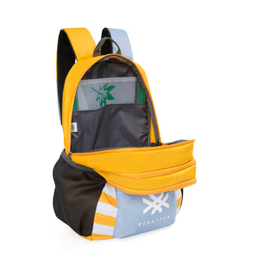 United Colors Of Benetton Rey Non Laptop Backpack Light Blue+yellow