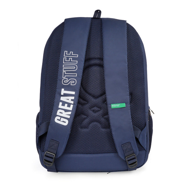 United Colors of Benetton Filago Back to School Backpack Navy
