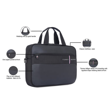 Tommy Hilfiger Benzene Business Case Black