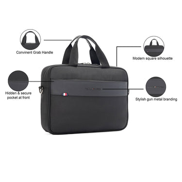 Tommy Hilfiger Paddock Business Case Black
