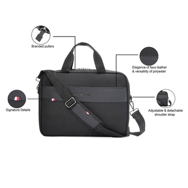 Tommy Hilfiger Paddock Business Case Black
