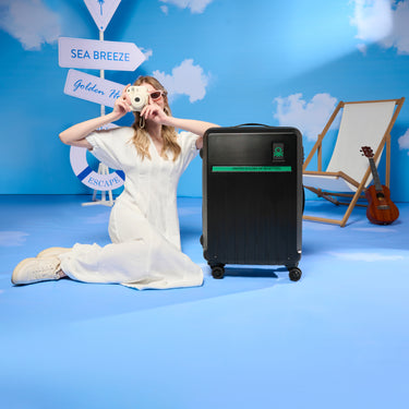 United Colors of Benetton Cobalt Hard Luggage