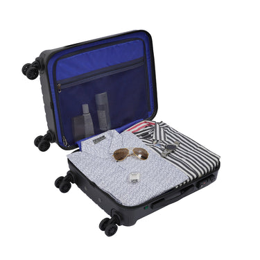 United Colors of Benetton Cobalt Hard Luggage Cabin Black