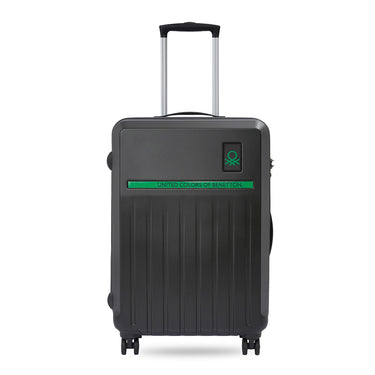 United Colors of Benetton Cobalt Hard Luggage Mid Black