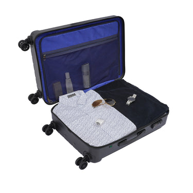 United Colors of Benetton Cobalt Hard Luggage Mid Black