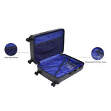 United Colors of Benetton Cobalt Hard Luggage Cargo Black