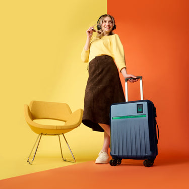 United Colors of Benetton Cobalt Hard Luggage