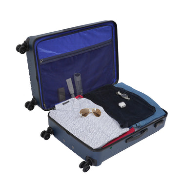 United Colors of Benetton Cobalt Hard Luggage Navy Cargo