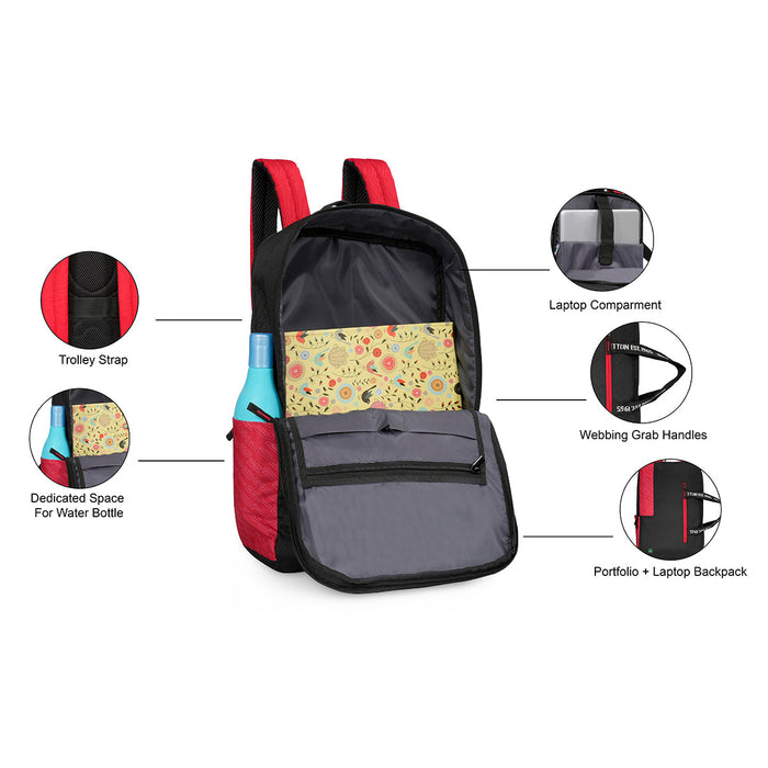 United Colors of Benetton Paullo Laptop Backpack Black