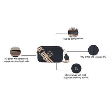 Sugarush Briana Women's Camera Bag Black