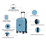 The Vertical Stellar Unisex Hard Luggage