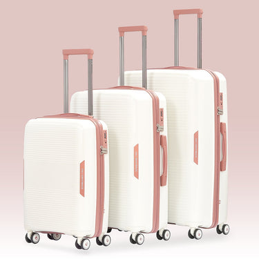United Colors of Benetton Opal Hard Luggage White Cabin
