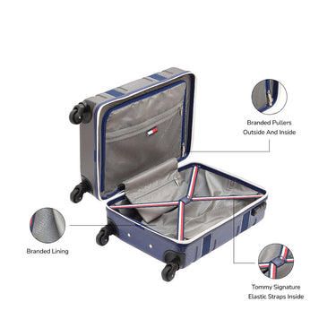 Tommy Hilfiger Las Vegas Unisex Hard Luggage Grey