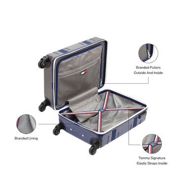 Tommy Hilfiger Las Vegas Unisex Hard Luggage Grey