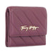 Tommy Hilfiger Angelina Women's Small Flap Wallet With Sling Wine
