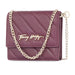Tommy Hilfiger Angelina Women's Small Flap Wallet With Sling Wine