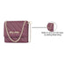Tommy Hilfiger Angelina Women's Small Flap Wallet With Sling Wine