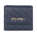 Tommy Hilfiger Angelina Women's Small Flap Wallet With Sling Navy