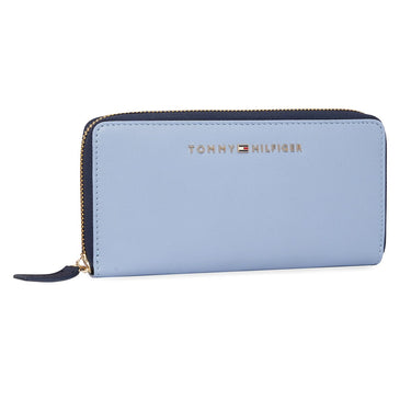Tommy Hilfiger Bretha Women's Zip Around Wallet Powder Blue+navy