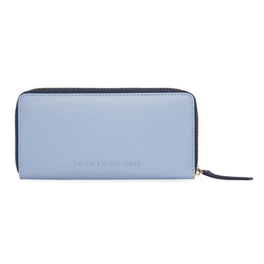 Tommy Hilfiger Bretha Women's Zip Around Wallet Powder Blue+navy