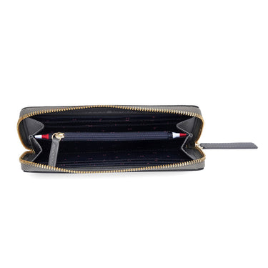 Tommy Hilfiger Bretha Women's Zip Around Wallet Black+grey