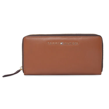 Tommy Hilfiger Bretha Women's Zip Around Wallet Tan+brown