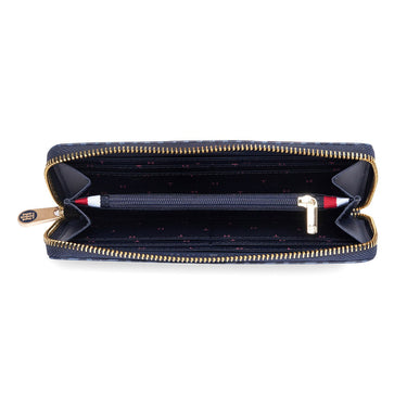 Tommy Hilfiger Aliciya Women's Zip Around Wallet Navy
