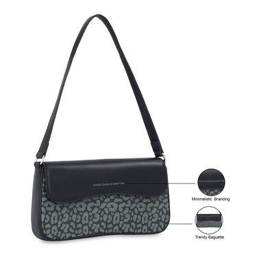 United Colors of Benetton Valeri Women's Baguette Black