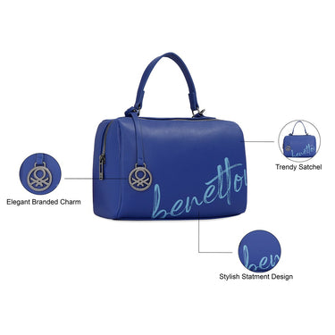 United Colors of Benetton Lianne Women's Satchel Navy