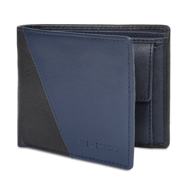 The Vertical Denwer Men's Global Coin Wallet Black+navy