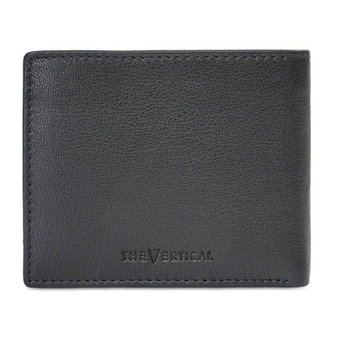 The Vertical Denwer Men's Global Coin Wallet Black+navy
