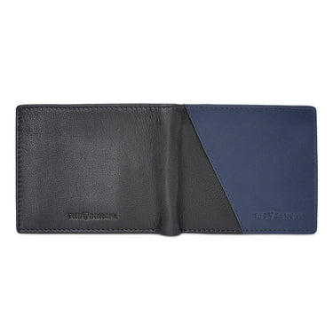 The Vertical Denwer Men's Global Coin Wallet Black+navy