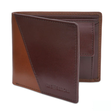 The Vertical Denwer Men's Global Coin Wallet Tan+brown
