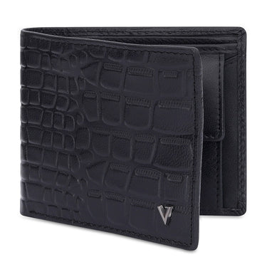 The Vertical Albama Men's Global Coin Wallet Black