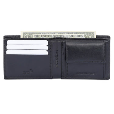 The Vertical Albama Men's Global Coin Wallet Black