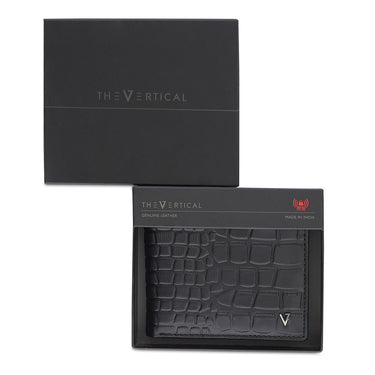 The Vertical Albama Men's Global Coin Wallet Black