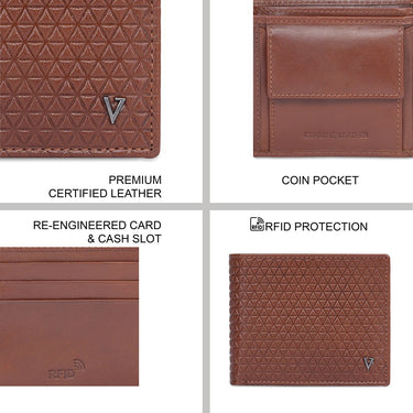 The Vertical Idaho Men's Global Coin Wallet Tan