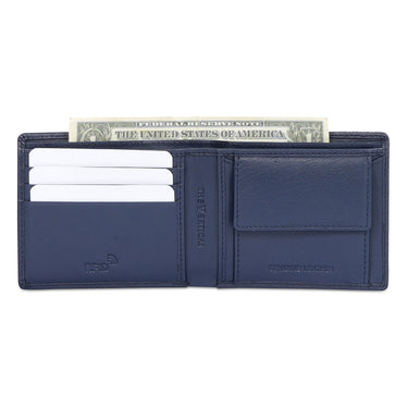 The Vertical Idaho Men's Global Coin Wallet Navy